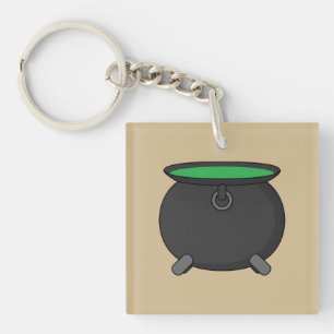 Porte-clés Chaudron de sorcière