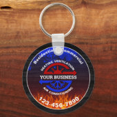 Porte-clés Chauffage et Climatisation HVAC (Verso)