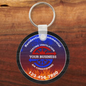 Porte-clés Chauffage et Climatisation HVAC (Recto)