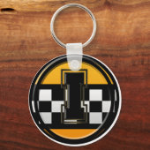 Porte-clés chauffeur de taxi initial (Recto)