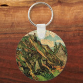 Porte-clés Chaumières en grès par Vincent van Gogh (Recto)