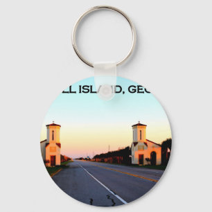 Porte-clés Chaussée de la Géorgie d'île de Jekyll