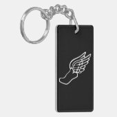 Porte-clés Chaussure de course volante (Devant gauche)