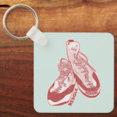 Porte-clés Chaussure escalade de roche (Recto)