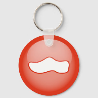 Porte-clés Chaussure hollandaise en bois