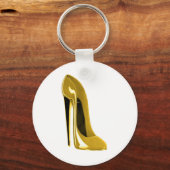 Porte-clés Chaussure Stiletto Jaune Sunshine (Recto)