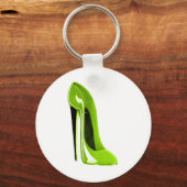 Porte-clés Chaussure Stiletto Vert Lime (Recto)