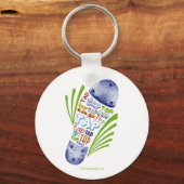 Porte-clés Chaussure sur tablette - Porte - clé (Recto)