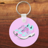 Porte-clés chaussures-157716 CUTE PINK ATHLETIC RUNNERS STYLI (Recto)