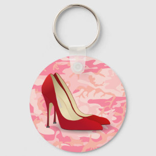 Porte-clés chaussures à talon rouge