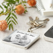 Porte-clés Chaussures de bébé bercées (Côté)