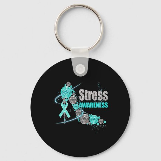 Porte-clés Chaussures Diamond Sensibilisation au stress Guerr (Recto)