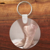 Porte-clés Chaussures en Ballon Rose (Recto)