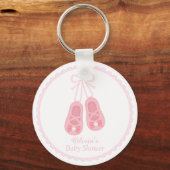 Porte-clés Chaussures fille mignonne Ballerina Baby shower Fa (Recto)