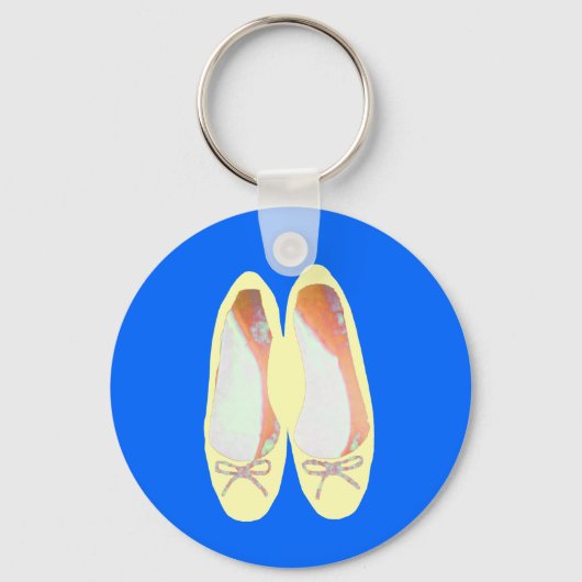 Porte-clés Chaussures jaunes (Recto)
