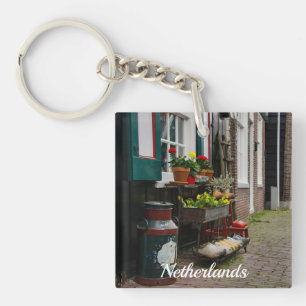 Porte-clés Chaussures traditionnelles en bois hollandais sur 