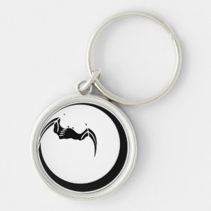 Porte-clés Chauve-souris à la lune