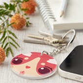 Porte-clés chauve-souris dragon shortcake fraise (Devant droit)
