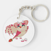 Porte-clés chauve-souris dragon shortcake fraise (Dos)