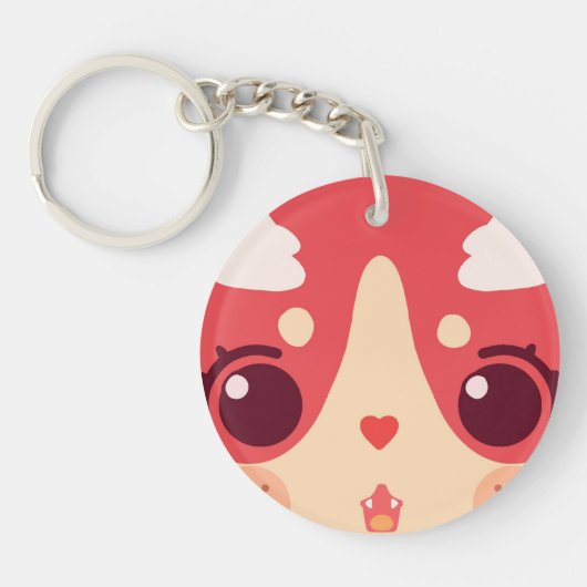 Porte-clés chauve-souris dragon shortcake fraise (Devant)