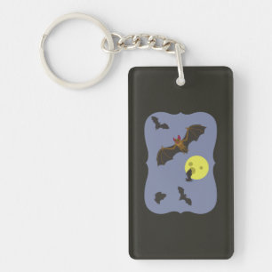 Porte-clés chauves-souris éffrayante d'Halloween