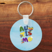 Porte-clés Chaveiro Mãe de Autista (Recto)
