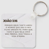 Porte-clés Chaveiro personalizado Ele Vive (frente e verso) (Dos)