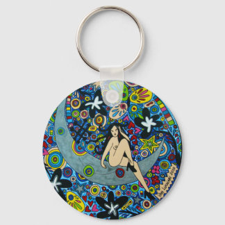 Porte-clés Chaveiro Pinup na Lua