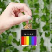 Porte-clés Chaveiro Porta-chaves Orgulho Gay Rainbow (main)