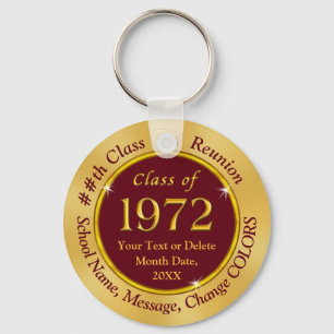 Porte-clés Cheap, Class of 1972 Keychains for Giveaways