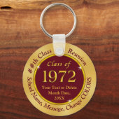 Porte-clés Cheap, Class of 1972 Keychains for Giveaways (Recto)