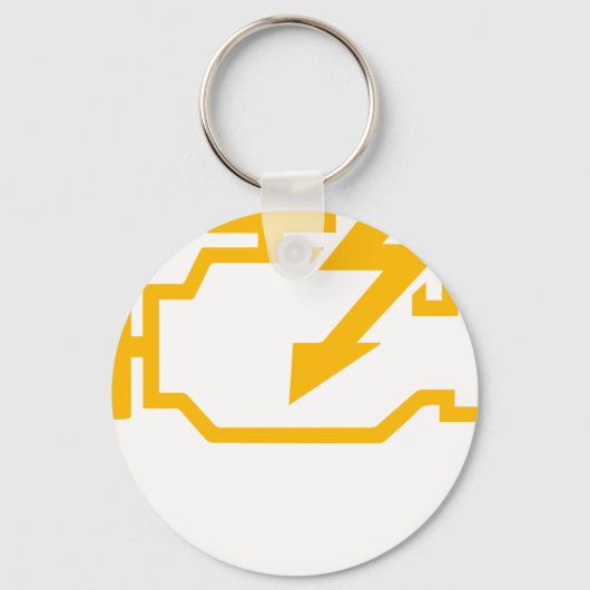Porte-clés Check Engine Light Funny Mechanic Macanic Machanic (Recto)