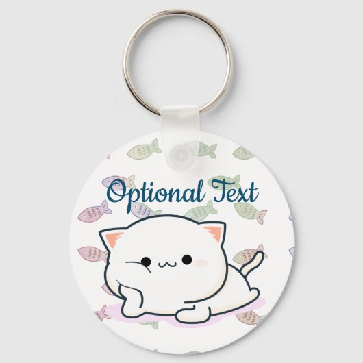 Porte-clés Cheeky Kawaii Style Kitten (Recto)
