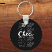 Porte-clés Cheer Comp Day Cheerleading Competition Day Cheerl (Recto)