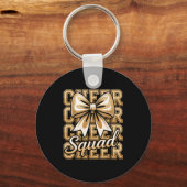 Porte-clés Cheer Squad Gold Funny Srt Cheerleader Cheerleadin (Recto)
