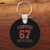 Porte-clés Cheer Squad I Survived 67 Days Of School Slang Gen (Recto)