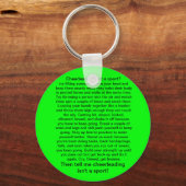 Porte-clés Cheerled est un sport (Recto)