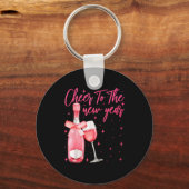 Porte-clés Cheers To The New Year 2026 Champagne New Years Ev (Recto)