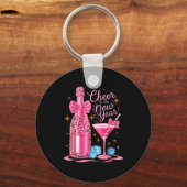 Porte-clés Cheers To The New Year 2026 Champagne New Years Ev (Recto)