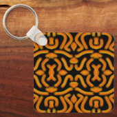 Porte-clés Cheesy Noodle Doodle Art Mirrored Image Pattern (Recto)