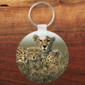 Porte-clés Cheetah et Cub (Recto)