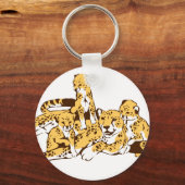 Porte-clés Cheetah Family (Recto)