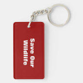 Porte-clés Cheetah Stare (Dos)