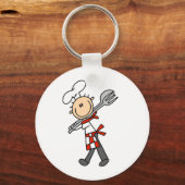 Porte-clés Chef avec pince à salade (Recto)