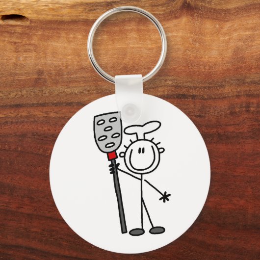Porte-clés Chef Avec Spatule (Recto)