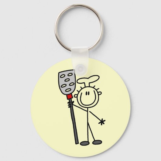 Porte-clés Chef avec spatule (Recto)