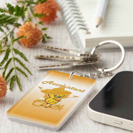 Porte-clés Chef comptable #10 (Devant droit)