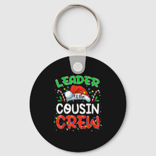 Porte-clés Chef de l'équipe de cousins pour le Noël familial