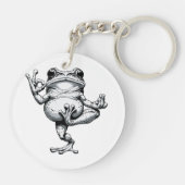 Porte-clés Chef-d'œuvre de Grenouille Zen (Dos)