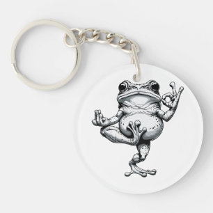 Porte-clés Chef-d'œuvre de Grenouille Zen